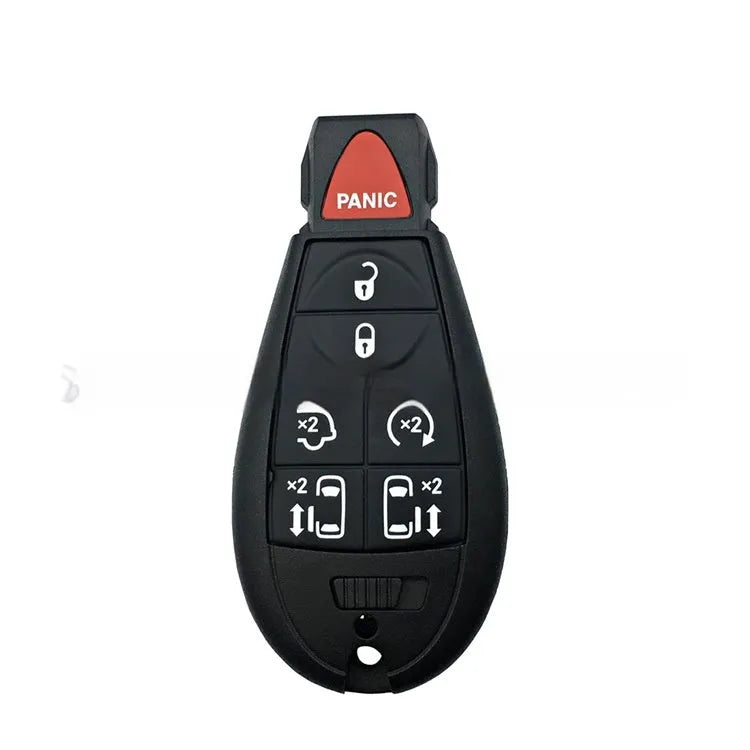 Dodge Chrysler key shell replacement case with ABS brass construction, dimensions 85mm by 42mm by 15mm