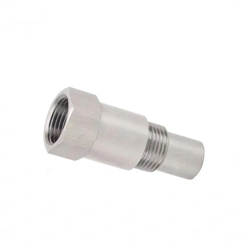 304 stainless steel oxygen sensor adapter for vehicle exhaust system modification