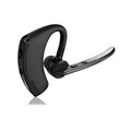 V9 Bluetooth wireless in-ear headset with microphone and soft cable for hands-free calls.
