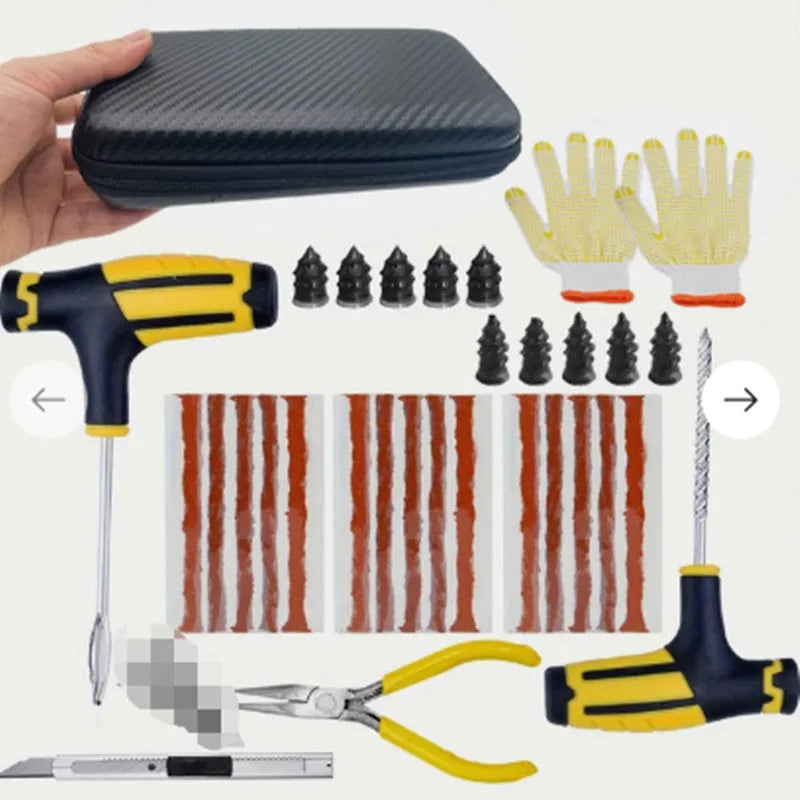 45# steel tyre repair kit set for electric car motorcycle and wagon emergency repair