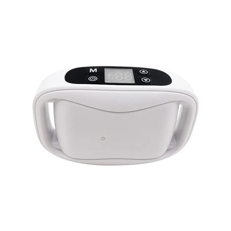 Electronic dog trainer bark stopper GPS wireless plastic black with nylon strap