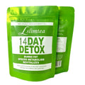 14-day herbal detox tea pack containing 14 individual 3g tea sachets