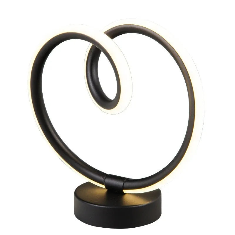 Black musical note shaped Bluetooth RGB lamp with remote control for bedside or sofa lighting.