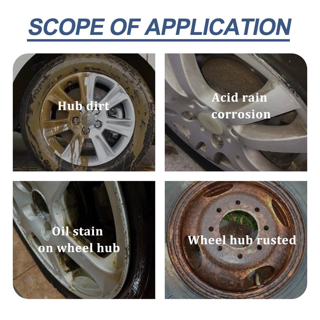 Car brake disc cleanser kit showing 100ml bottle, sponge and cloth for brake maintenance