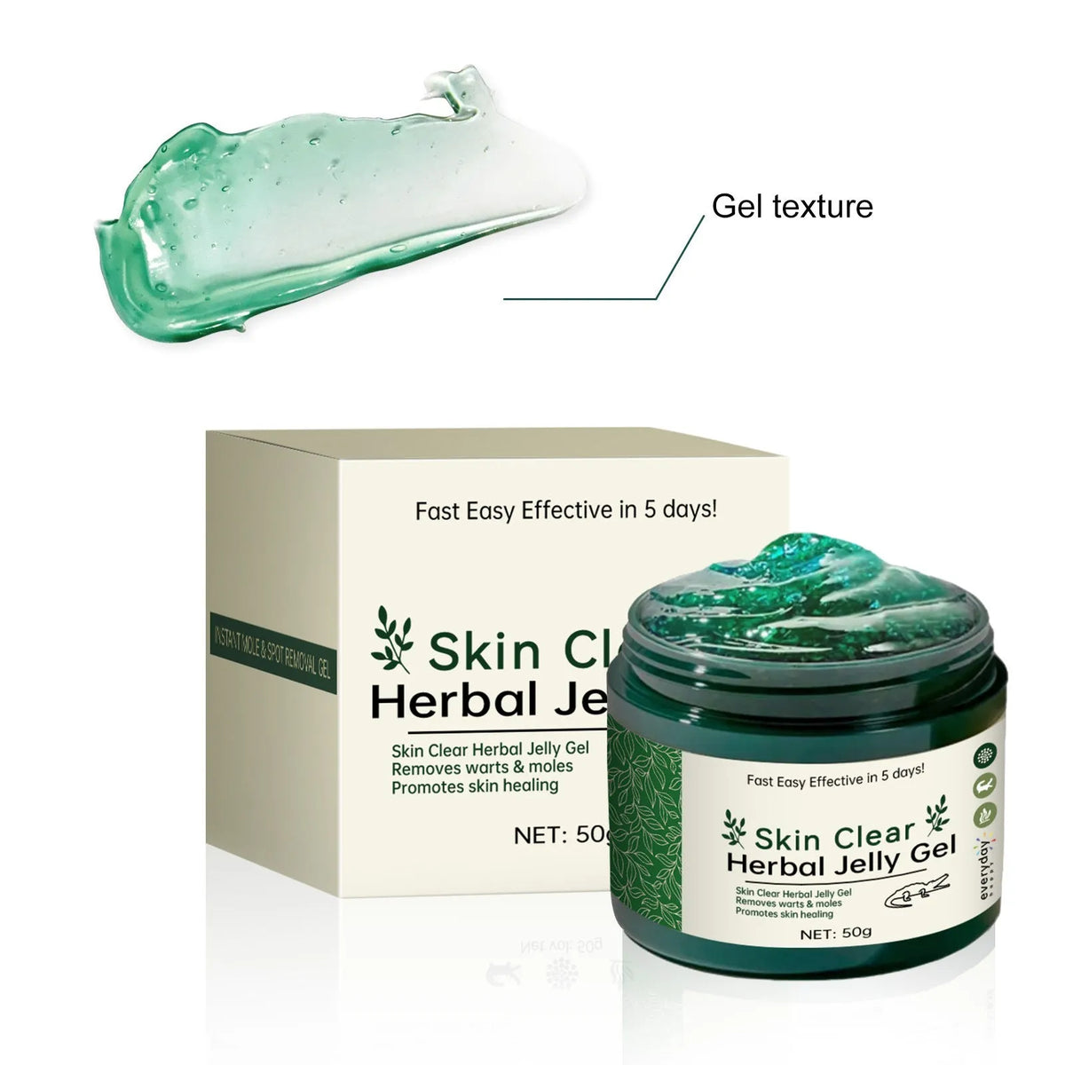 Herbal Jelly Skin Cleansing Acne Removing Gel 30ml for universal skin types