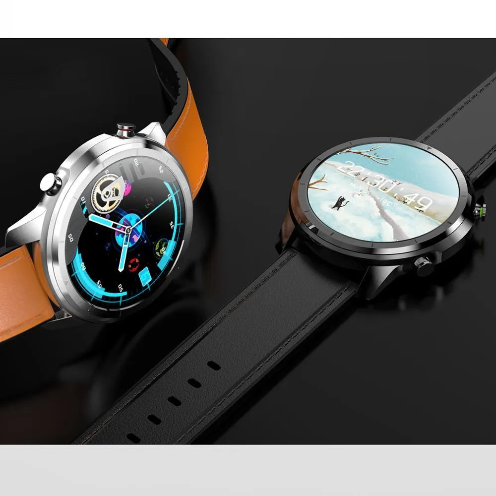LEMFO LF26 smart bracelet with 1.3-inch screen showing multiple colour options