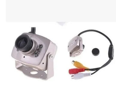 Mini wired analog camera with metal housing and 3.6mm lens for security monitoring