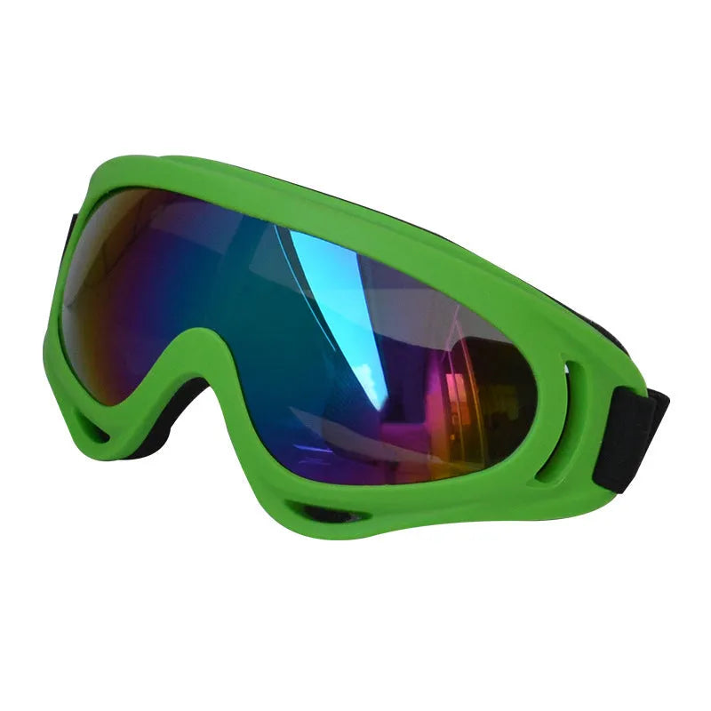 Dog sunglasses with UV400 PC lenses and full frame, shown in black colour option