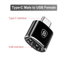 USB C adapter for laptop with two-in-one charging and data transmission, aluminium alloy shell, compact size