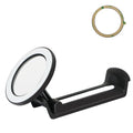 Water cup mobile phone holder in pink, black, or white plastic with magnetic universal bracket design