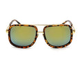 Retro vintage sunglasses with metal and plastic frame, PC lens, UV400 protection, street photography fashion style