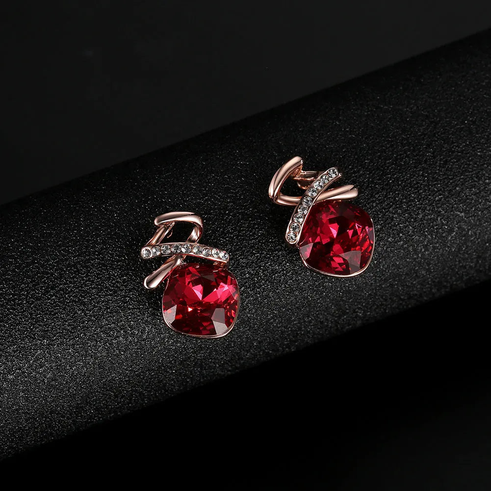 Alloy jewellery set with adjustable necklace and matching earrings in colour 61172321