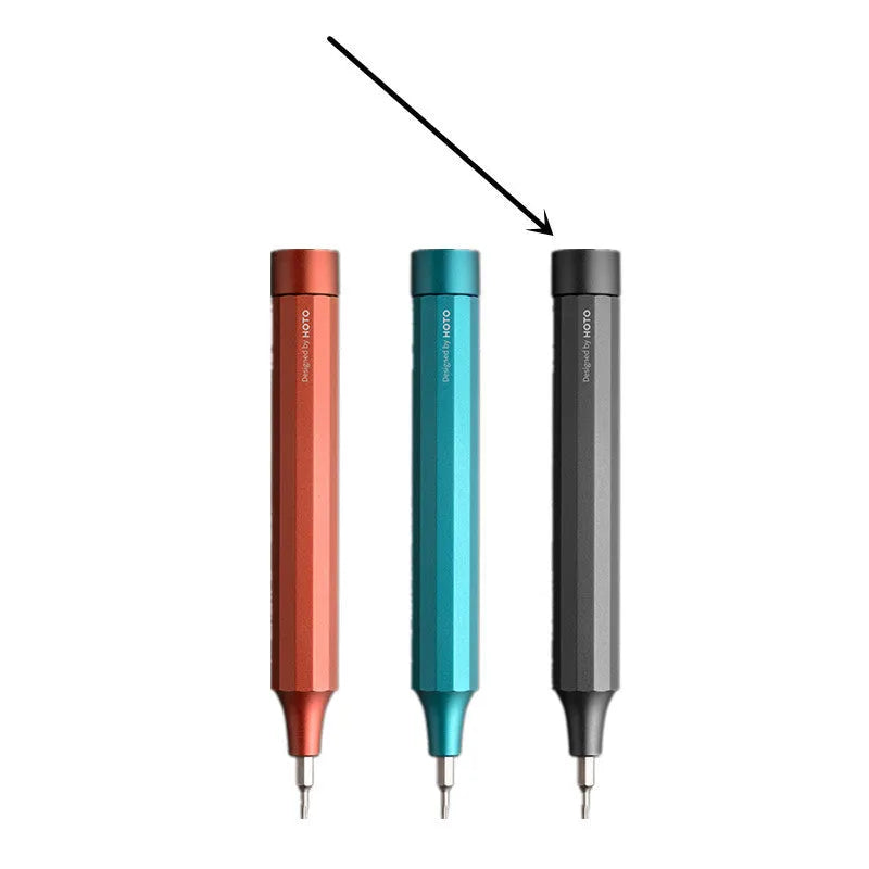 24-in-1 aluminium screwdriver set with magnetic bit storage for mobile phone and computer repairs