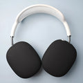 Black silicone protective case for Apple AirPods Max headphones with soft shockproof cover