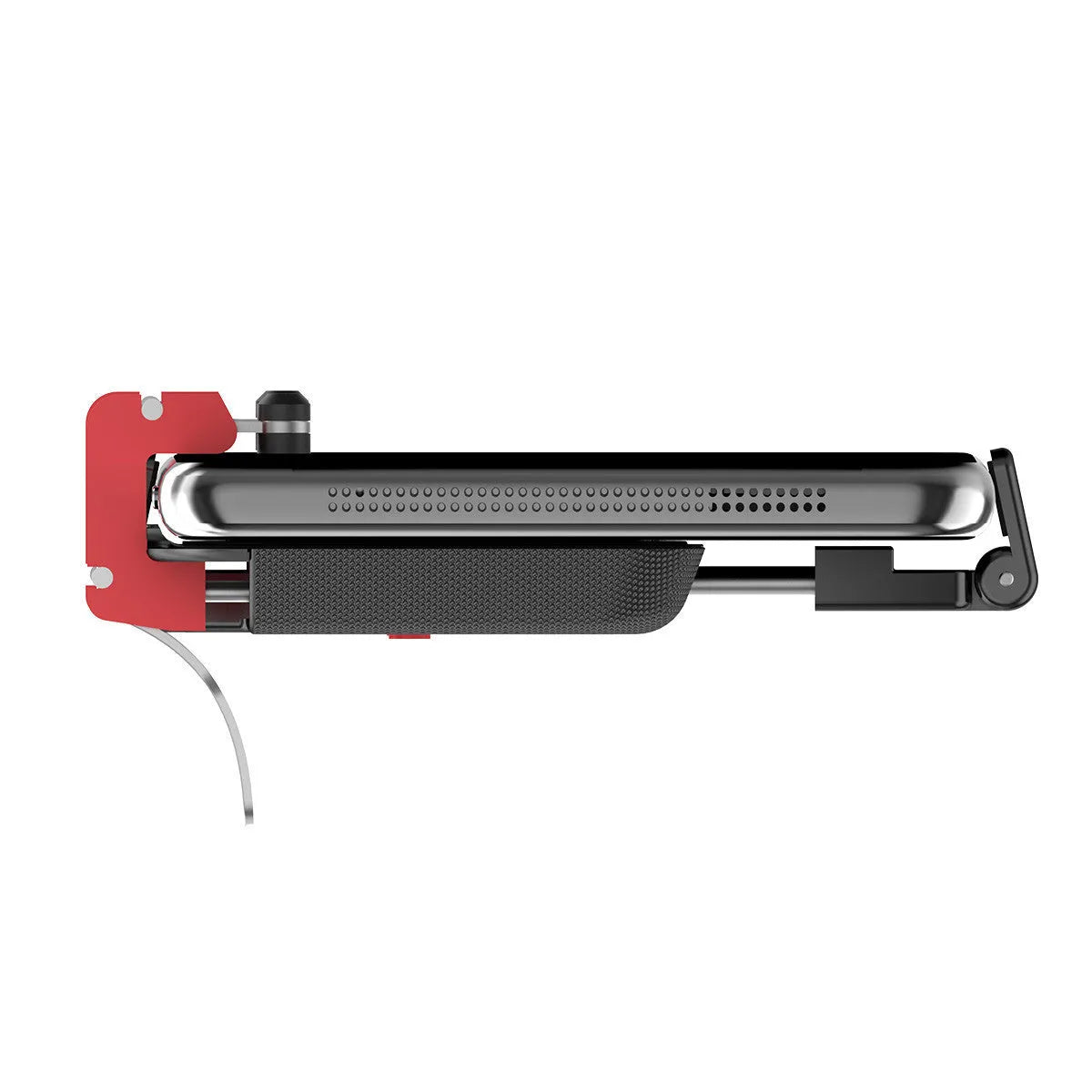 PG-9137 black mobile phone gaming trigger bracket with adjustable metal trigger and telescopic phone clip