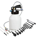 Pneumatic automatic transmission oil changer machine with tank oil filler unit for workshop use
