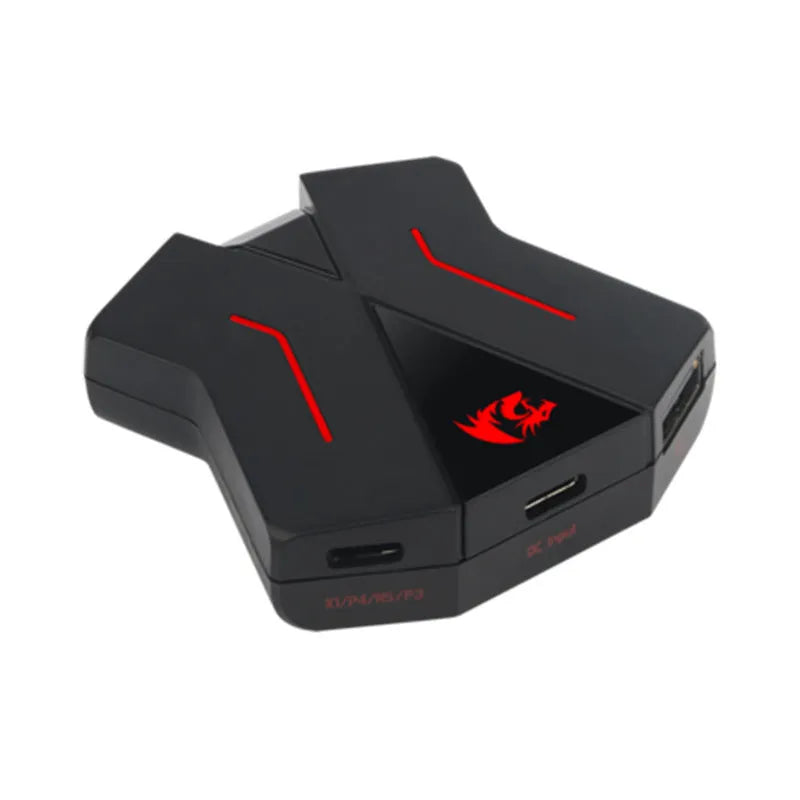 Redragon ERIS GA200 PS4 keyboard and mouse adapter in black colour