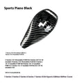BMW 3 Series 5 Series gear cover replacement panel in sports carbon fiber pattern finish