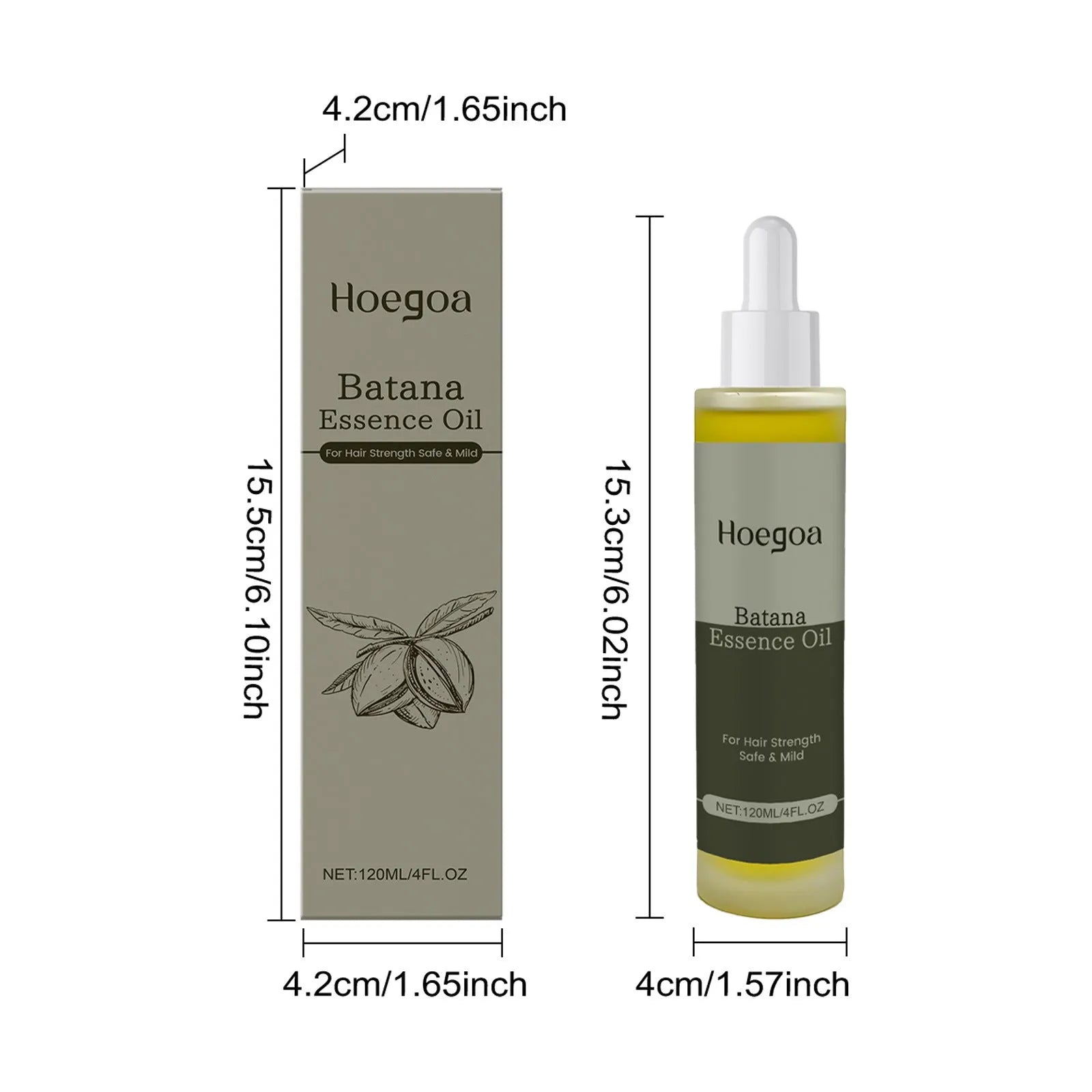 120ml bottle of Platthana Secret Hair Essential Oil with ginger, Platthana and rosemary oils