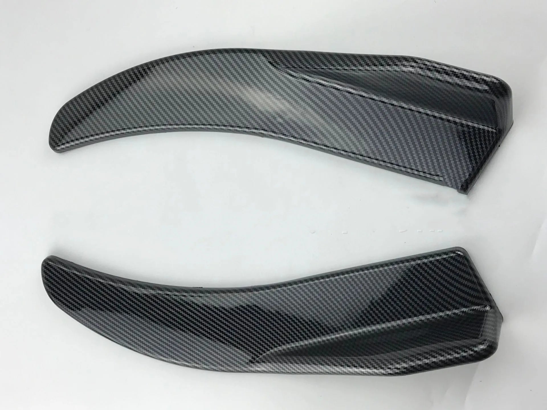 Front and rear black ABS car deflector spoiler for General Motors vehicles, 440mm long