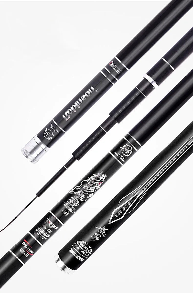 Carbon fishing rod super hard super light 28 tone with 3 sections and 111mm shrunken length
