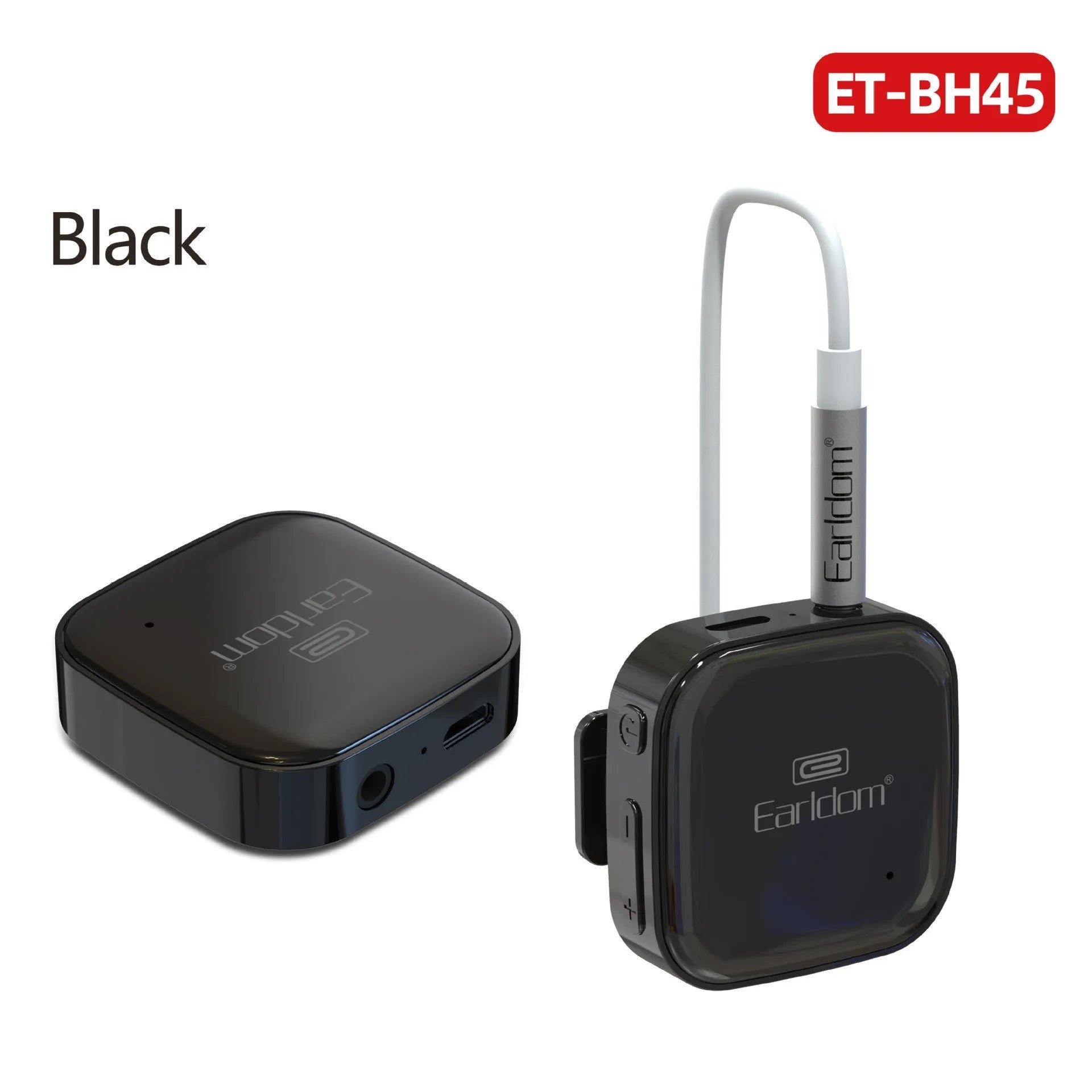 Bluetooth lavalier headset with wireless connectivity and voice control functionality in multiple colour options