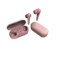 ANC active noise reduction headphones in multiple colours showing earplug design and battery display feature