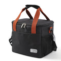 Crossbody insulated picnic bag in grey colour with shoulder strap and 15 litre capacity
