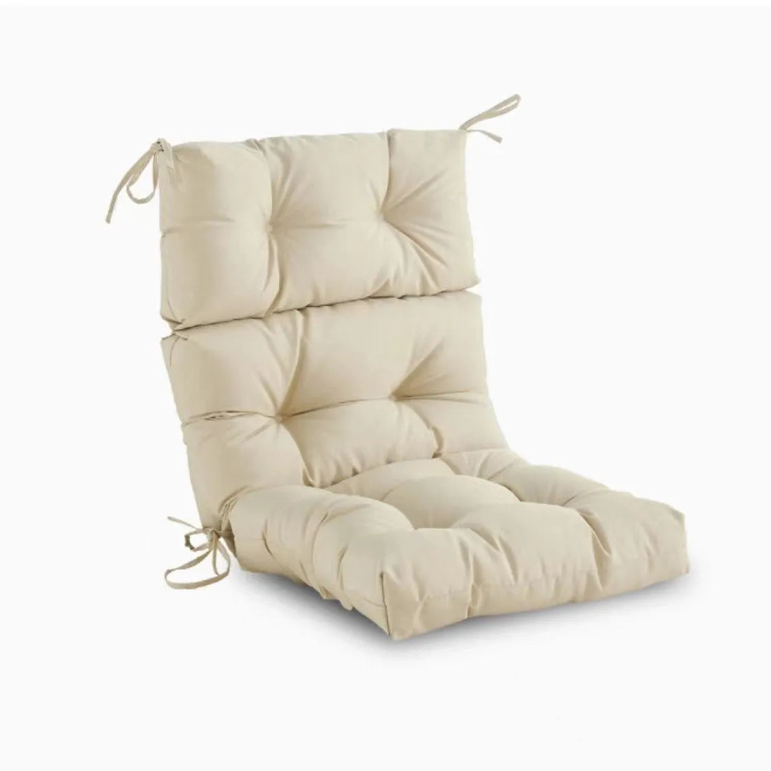 Outdoor 112x53cm hanging basket chair cushion in solid colour polyester with thickened fill