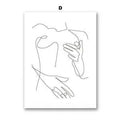 Frameless canvas wall art with spray painting finish, water-based ink, colour style A, 30x40cm size