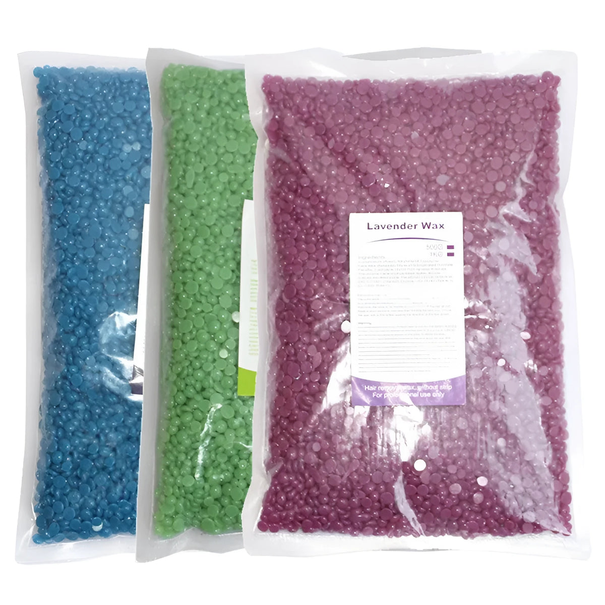 Solid hard wax granules paper-free honey scent 500g in box for hair removal