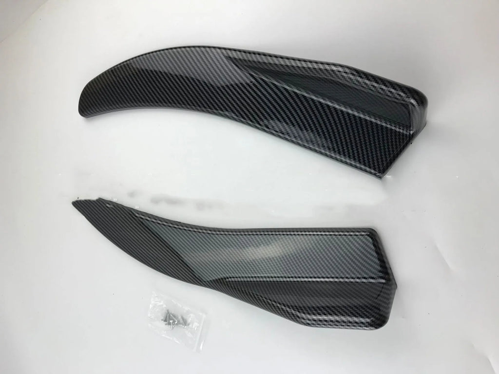 Front and rear black ABS car deflector spoiler for General Motors vehicles, 440mm long