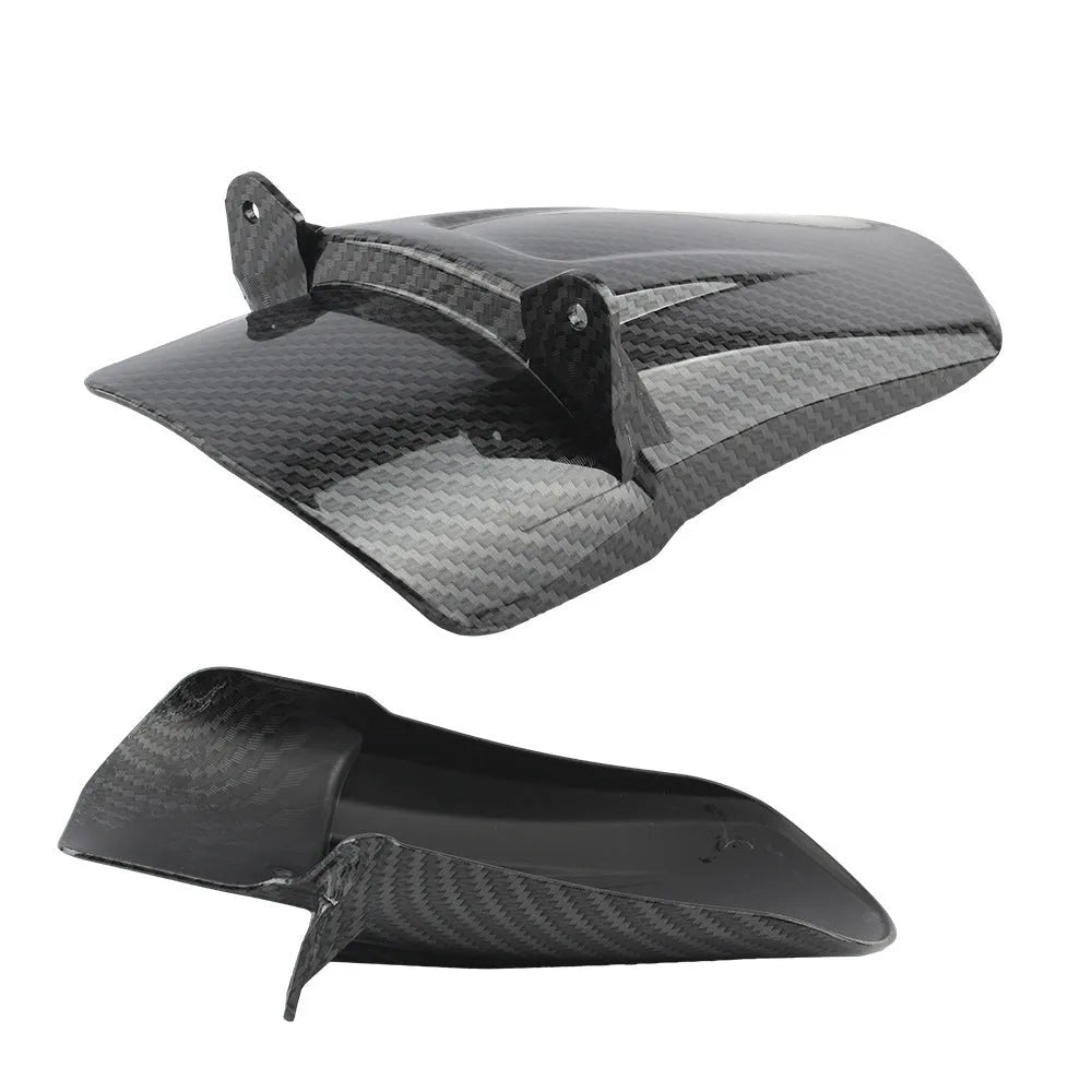 Carbon fibre scrambling motorcycle fender for Light Bee model rear shock absorber