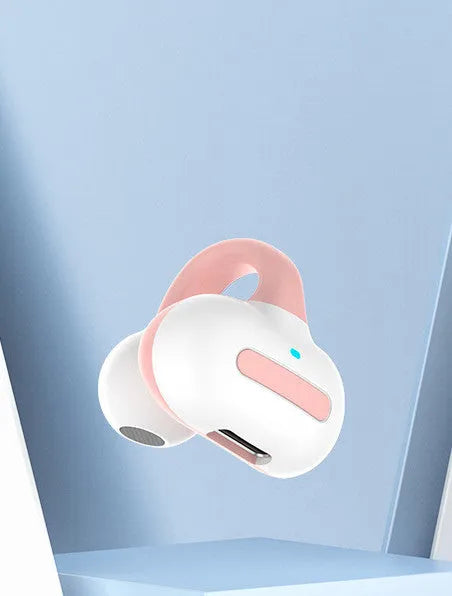 Clip-style Bluetooth headset earphones in silicone with 10m wireless range