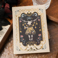 Retro Art THALO Gothic Style Notebook A5 with original wood pulp pages and animal design cover