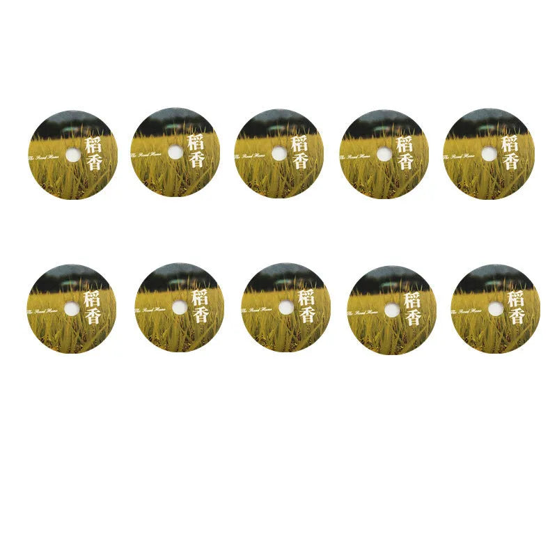 Pack of 10 paper car rotary record player hanging ornaments in Nordic style for aromatherapy tablet replacement
