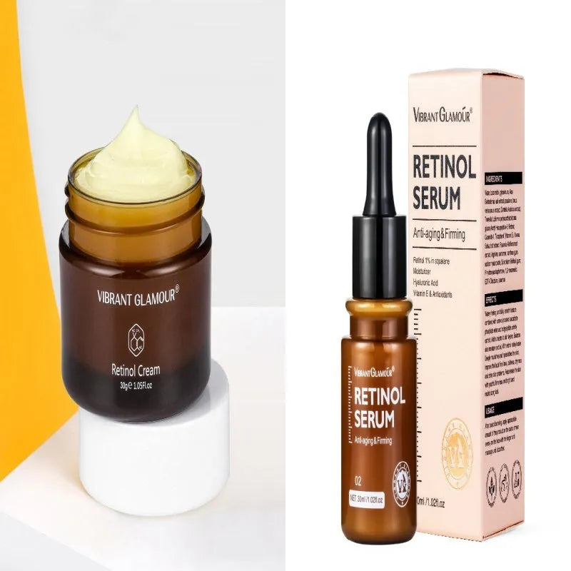 30 ml retinol facial serum bottle for dry lines and fine lines treatment