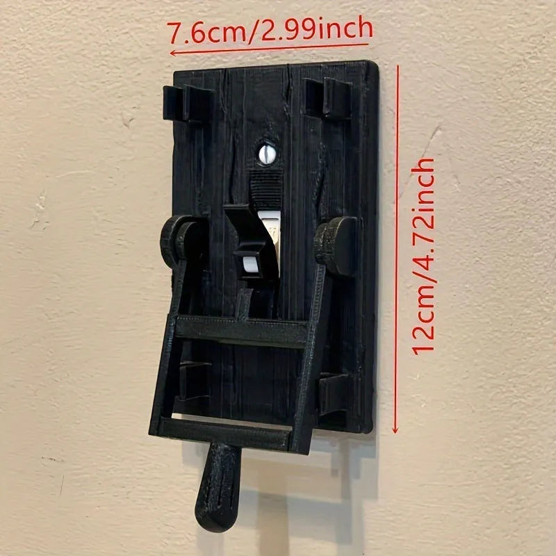 Retro decorative mechanical light switch with creative plate design for holiday decorations