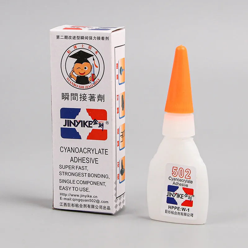 Instant strong adhesive patch and specialized glue for shoes repair in 3g and 8g tubes