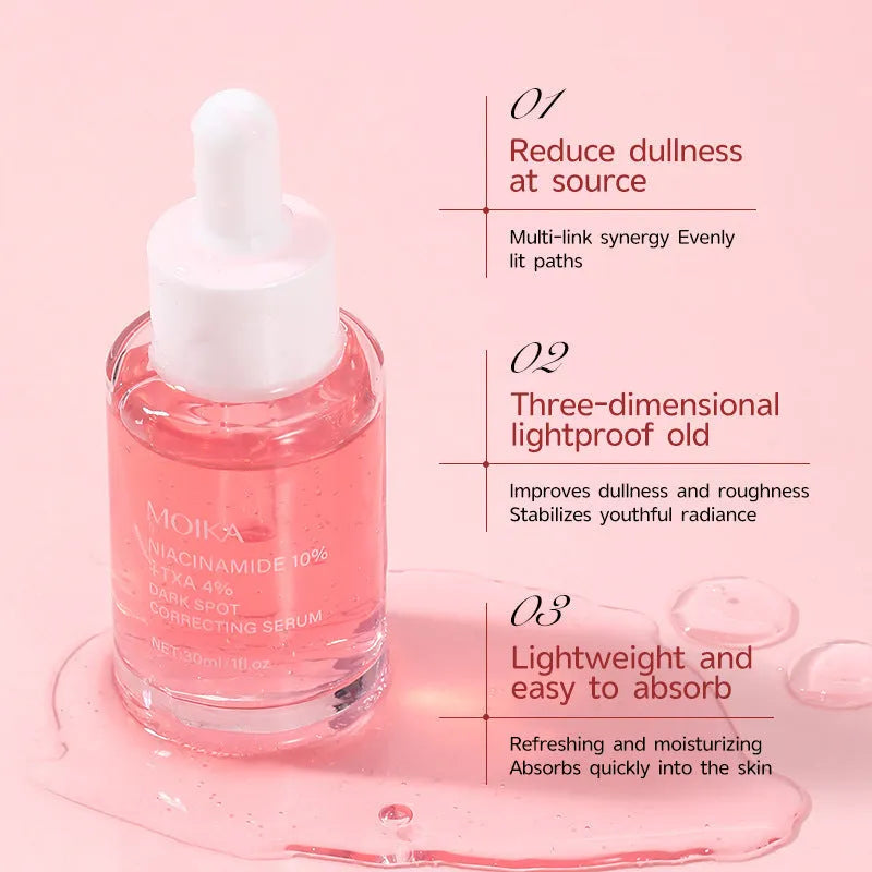 30ml nicotinamide hyaluronic acid facial essence serum bottle for brightening and hydration