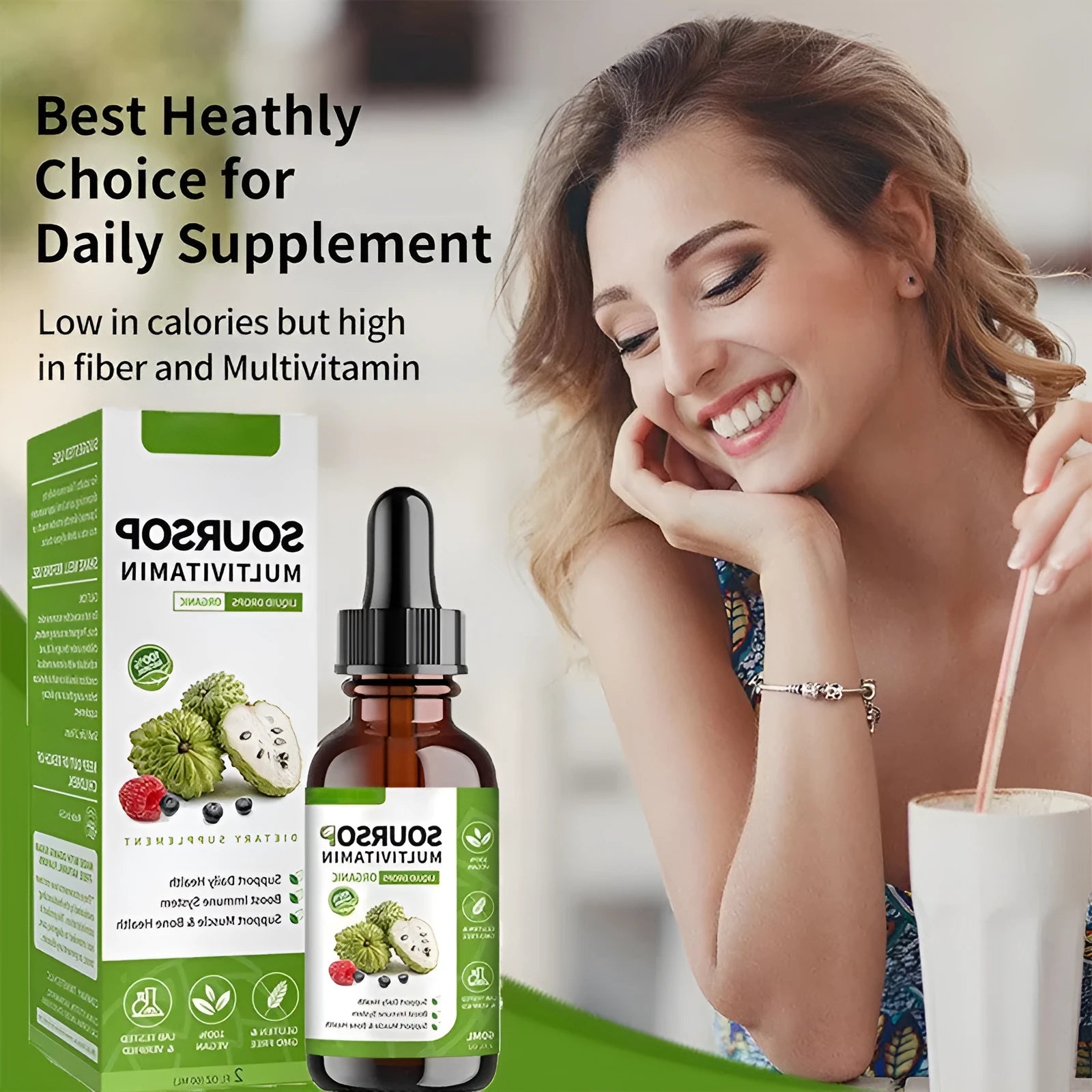 60ml bottle of prickly fruit and lychee flavour edible care drops for adults.