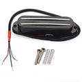 Electric guitar double-coil pickup with black plastic wire clamp and ceramic magnets for ST/SQ circuit modification