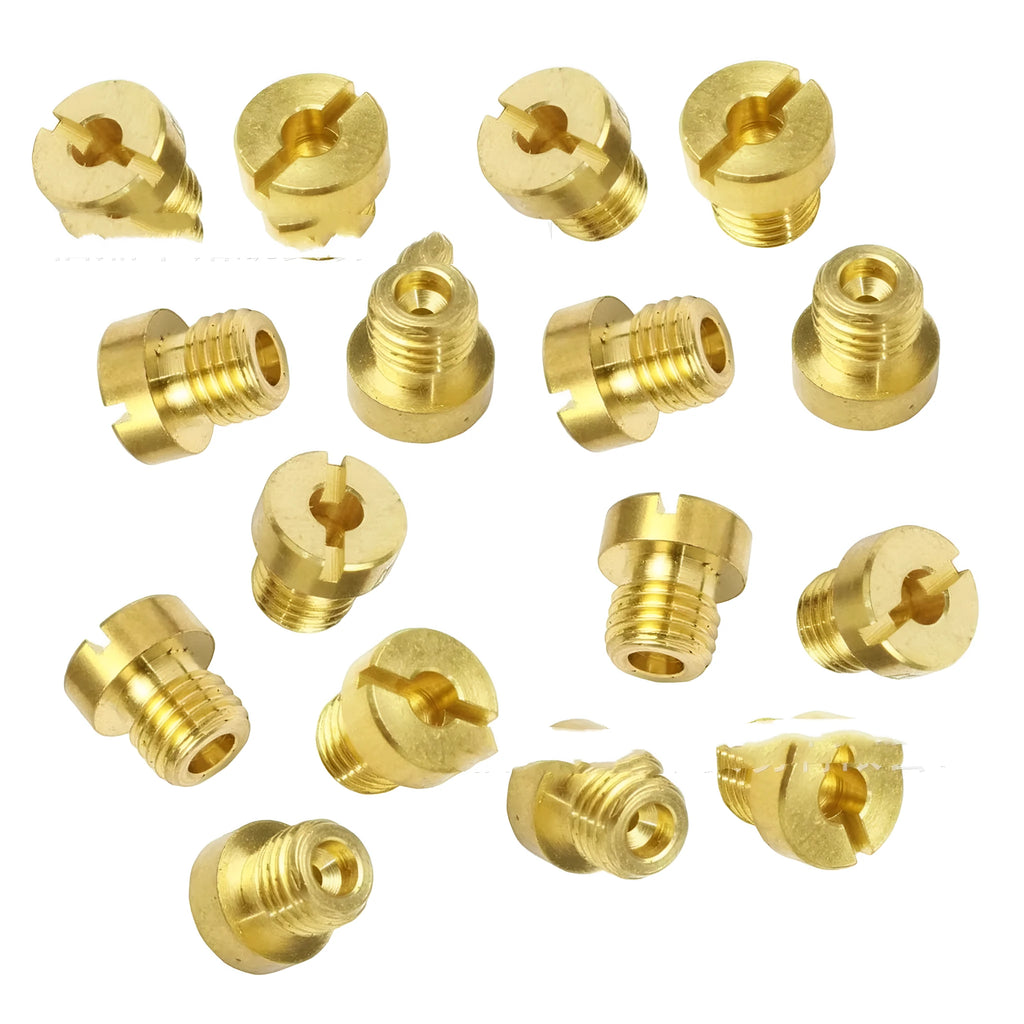 Brass M6 carburetor main jet with measuring hole for PHBN PHVA models