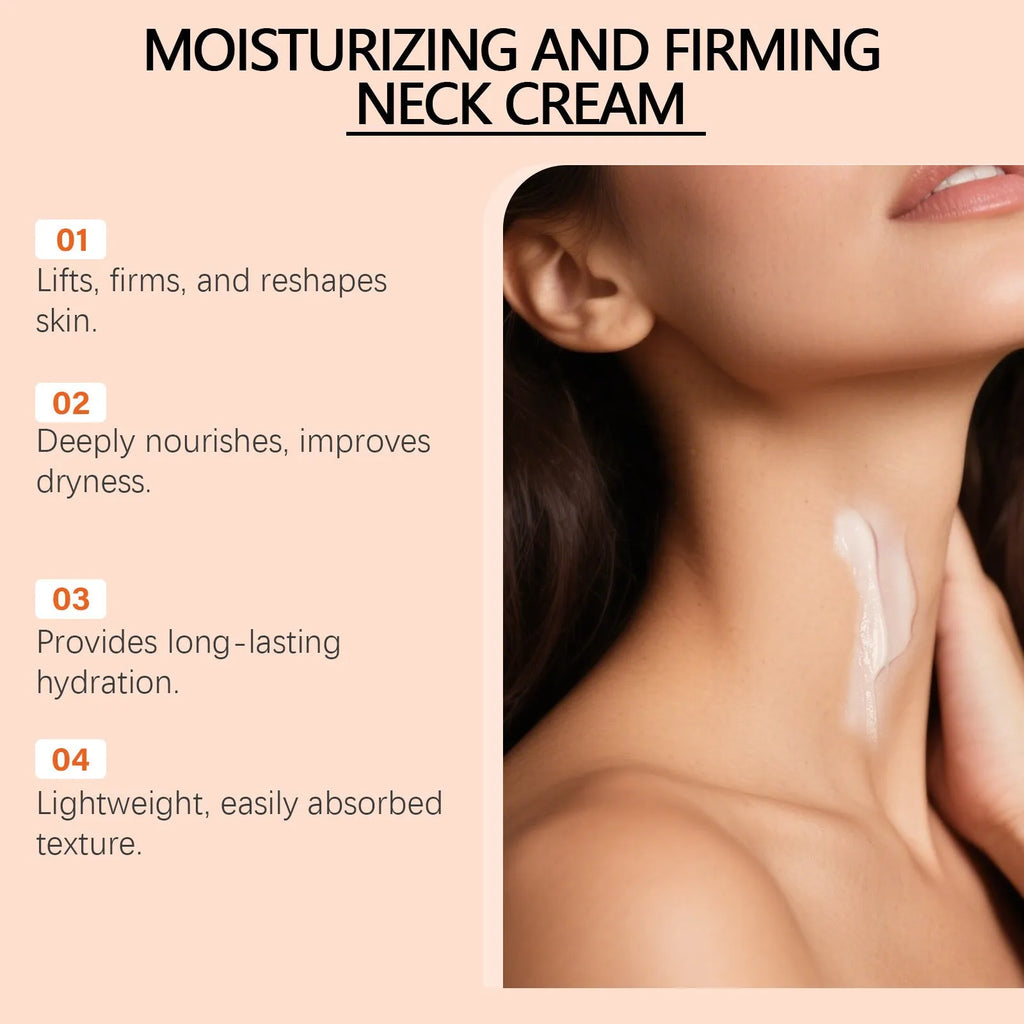 Daily neck contour moisturising cream 50g jar with compact packaging