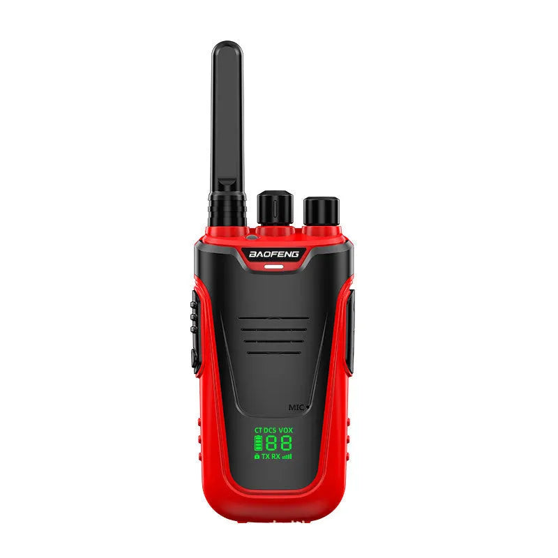 Red and yellow high-power 10W intercom with 6800mAh battery for hotel restaurant communication