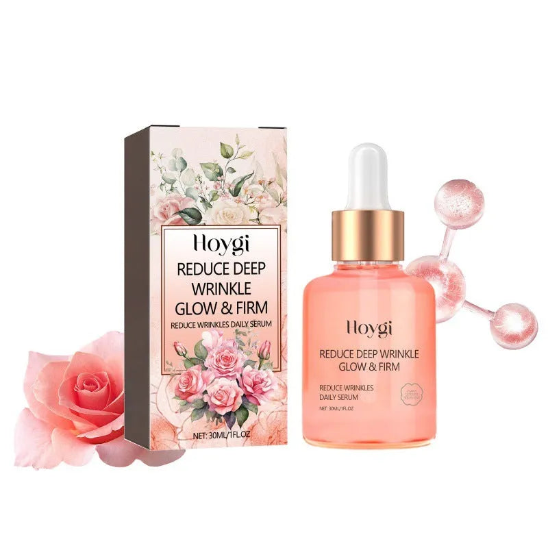 30ml rose essential oil bottle for skin brightening and wrinkle treatment