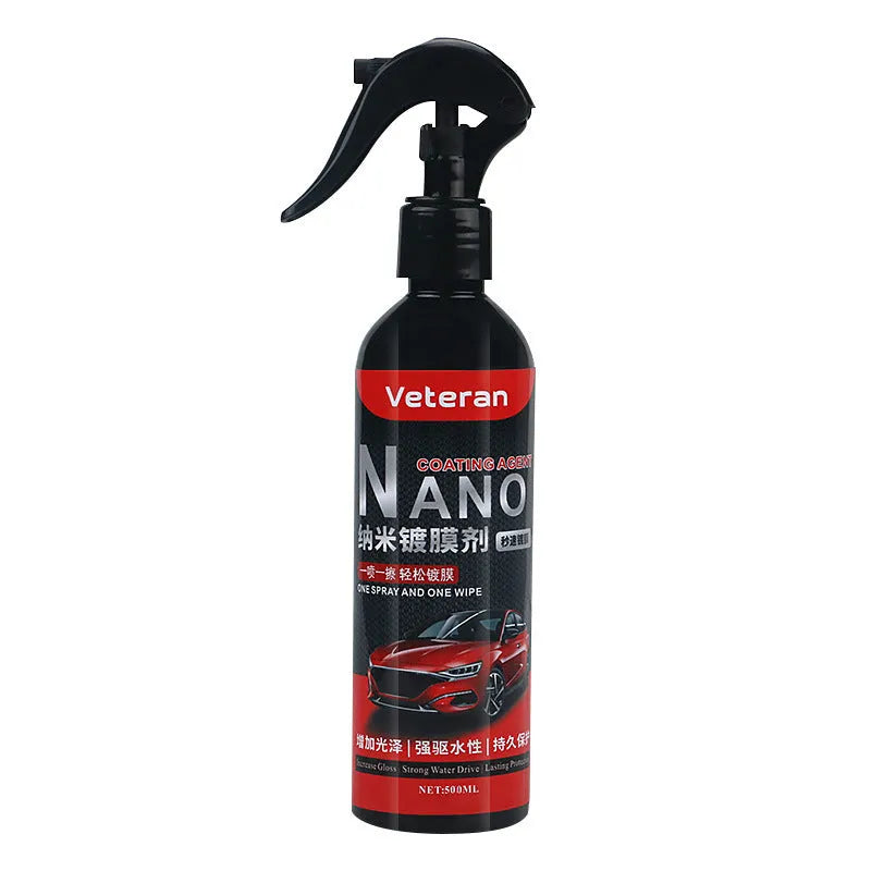 Automotive coating spray bottle in 250ml or 500ml size for car maintenance and protection