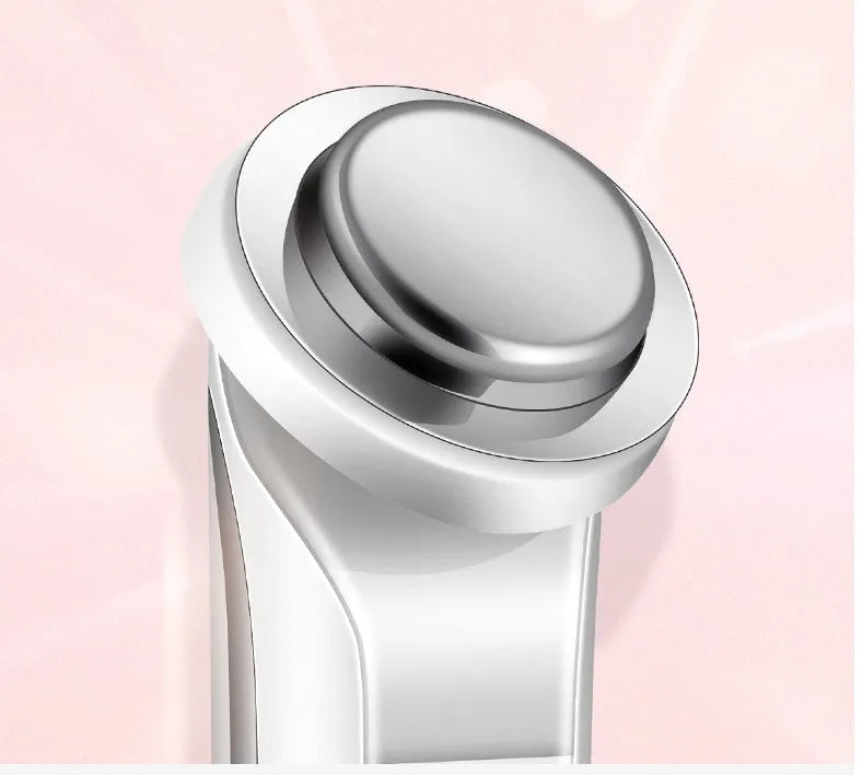 Pink or white facial mask instrument, USB rechargeable, 168x46x45mm, 120g