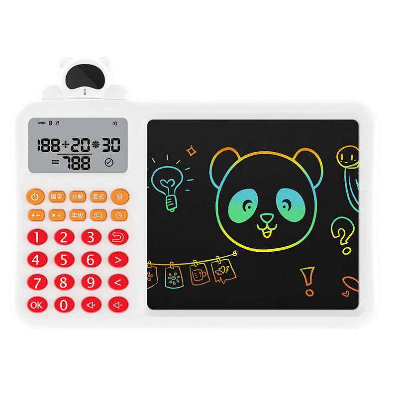 Astronaut-themed oral arithmetic learning machine for elementary students, ABS construction, rechargeable via USB, English version software