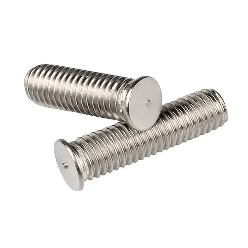 Household portable 304 stainless steel welding screw with whitened finish, M3 to M8 sizes